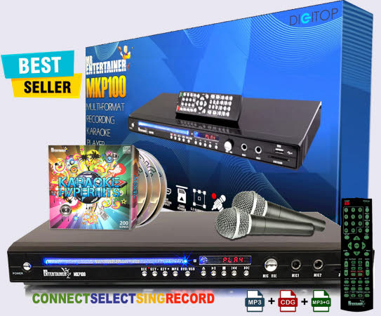 Mr Entertainer Hybrid Slimline Karaoke Machine Package