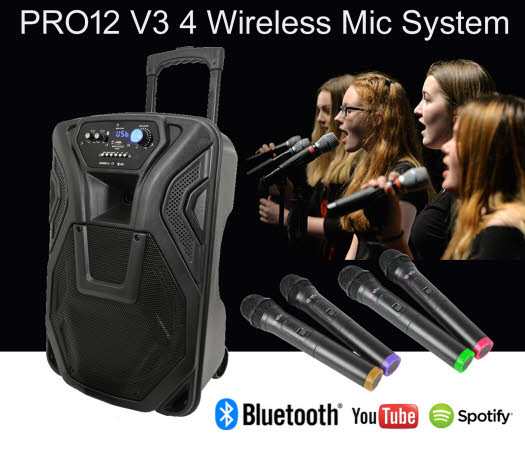 Karaoke Machine Pro 12 Quad 